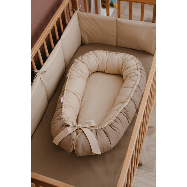 Beige Newborn Baby Nest Bed 